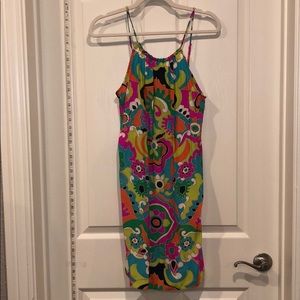 100% Silk Dress with Vibrant Colors